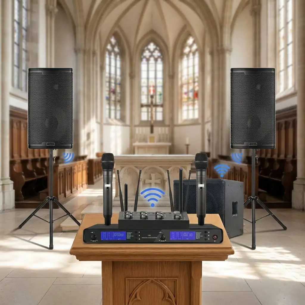 3RD DREAM 2.1 Channel Professional Wooden Wireless Speaker System With 12