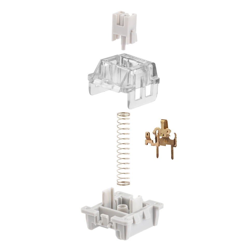 10 pièces Leobog Graywood V4 Switch prégraissé en usine, 5 broches