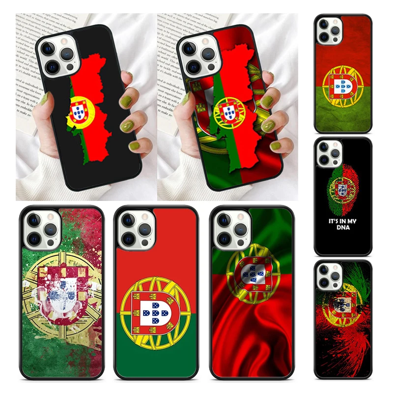 Portugal Flag Phone Case for iPhone 16 15 SE2020 6 7 8 Plus for Apple 13 11 12 14 Mini Pro Max Cover  coque fundas Shell