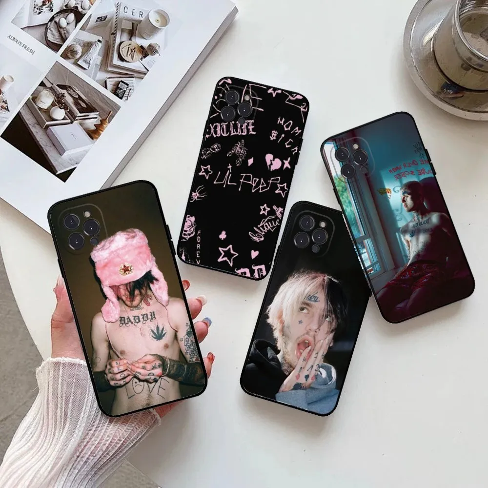 Rapper Lil P-Peep Phone Case  For IPhone 16,15,14,13,12,11,Pro,Max,Mini,8,7,Plus,SE2,X,XR,XS,MAX Silcone Soft Covers