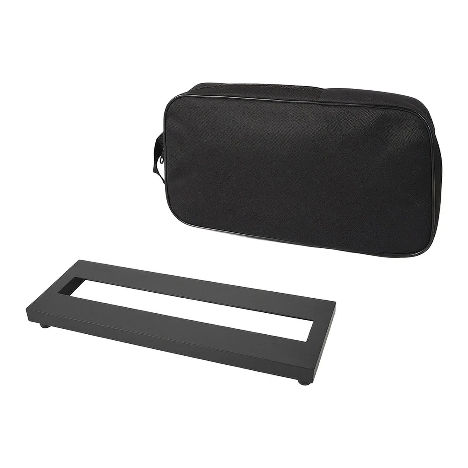Portable Aluminum Alloy Pedal Board for Guitar and Bass Effects with Spacious Carrying Bag Ideal for and Practice