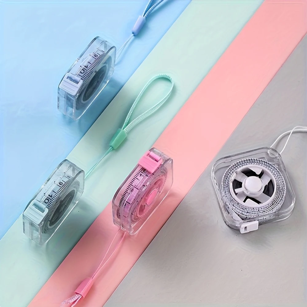 2-Meter/6-Foot Cute Mini Soft Tape Measure, Portable and Extendable Locking Mechanism, and Clear Centimeter/Inch Scale
