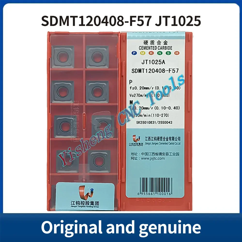 

JXTC Cutting Tools SDMT120408-F57 JT4340 JT1025 JT1225 Carbide Insert