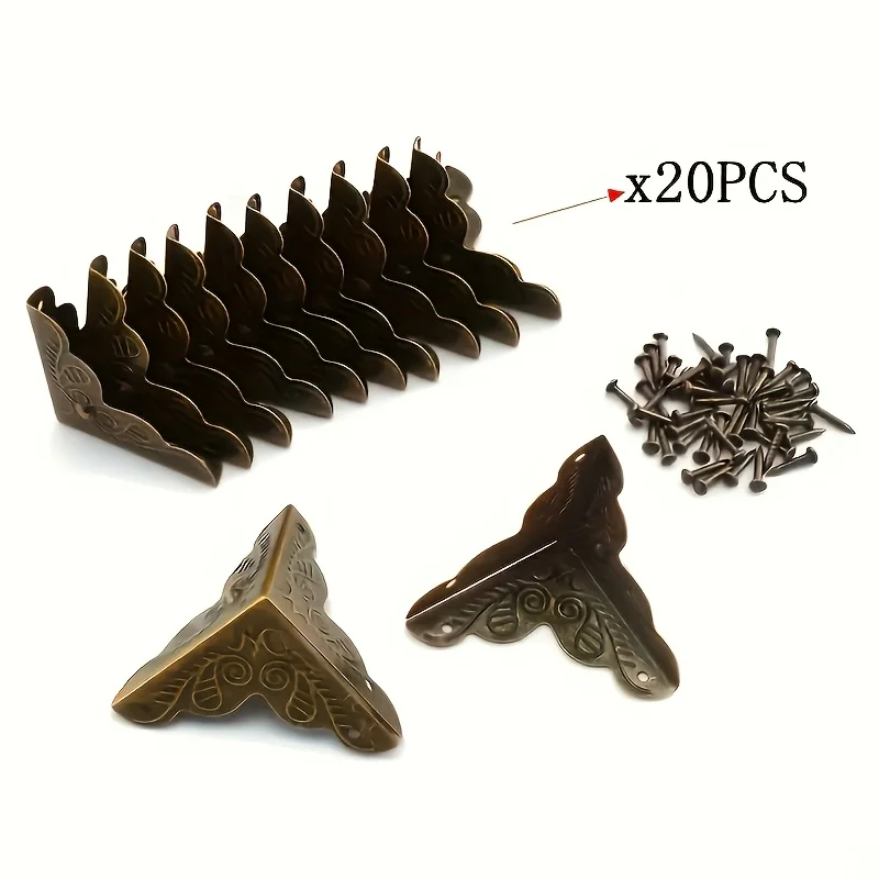 Decorative Corner Brackets for Connecting Layer Boards, L-shaped Right Angle Bracket 90 Degrees, Chinese Style, Corner Brackets
