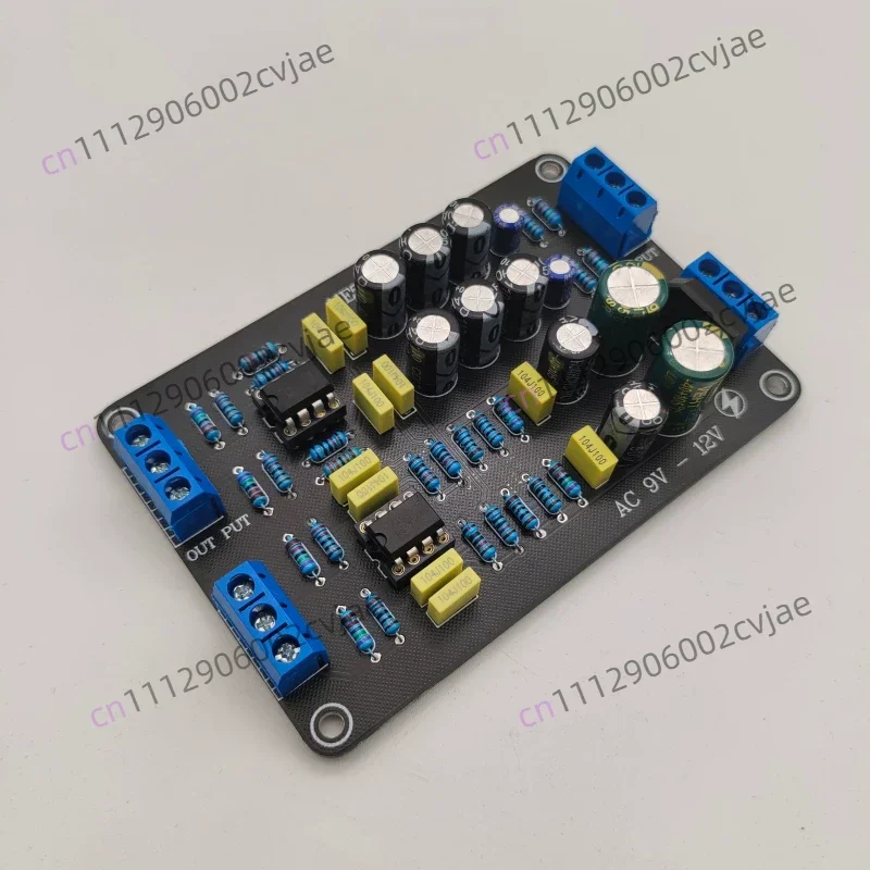 Dual operational amplifier front stage, non-magnification frequency divider NE5532 subwoofer electronic frequency divider