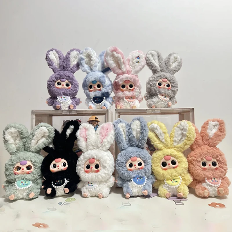 

1: 1 Replica Baby Three Lily Rabbit Town Vinyl Plush Blind Box Trendy Play Ornament Cute Doll Bag Pendant Mysterious Box Gifts