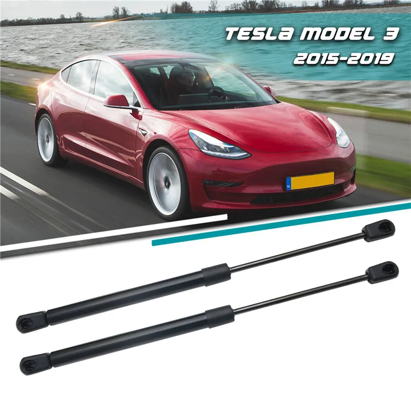 

2Pcs/set Car Front Bonnet Hood Lift Support Gas Struts For Tesla Model 3 2015 2016 2017 2018 2019 Shock Absorber Accessories