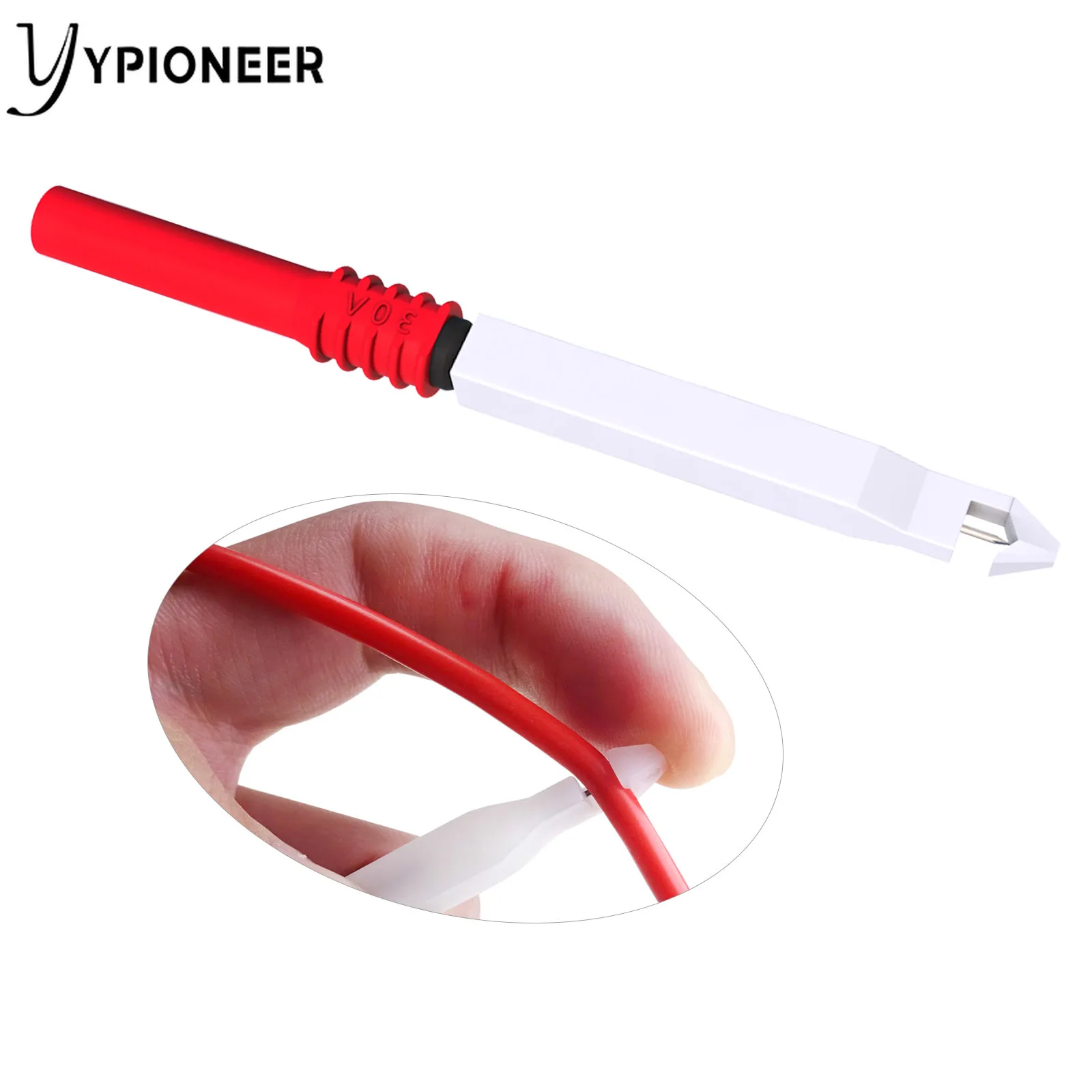 YPioneer P1957 Multimeter Wire Piercing  Probes Test Leads Kit with Puncture Needle 4mm Banana Plug Alligator Clip 64PCS image 2