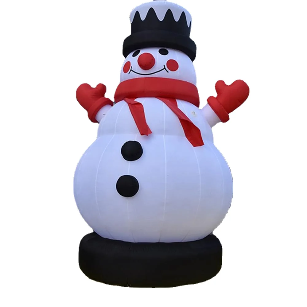 Alta qualidade 10/20ft alto feliz natal inflável boneco de neve ao ar livre papai noel decorações para casa quintal decoração do jardim