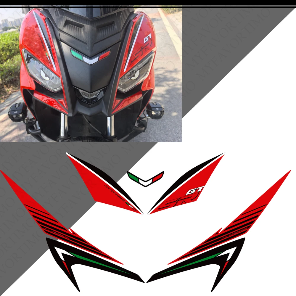 

Защитный обвес, накладки на крылья, аксессуары и наклейки для мотоцикла Aprilia SR GT 125 200 Sport Replica