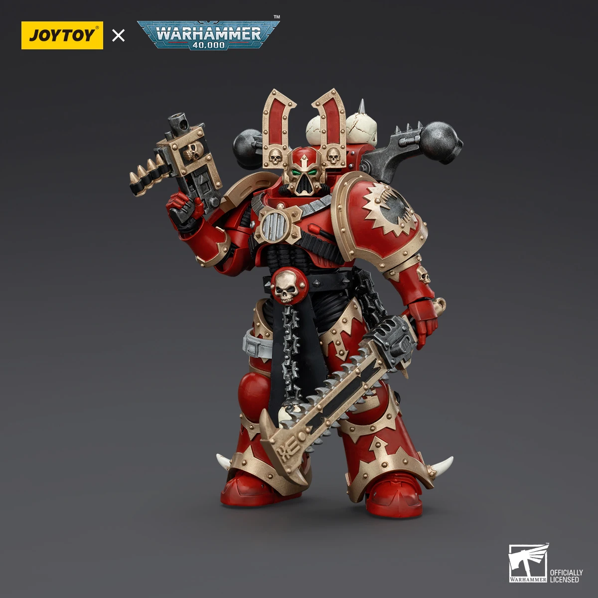 JOYTOY Warhammer 40k World Eaters Khorne Berzerker 6 شخصيات الحركة المجموعة الأصلية دمية الديكور هدية نموذج المرآب