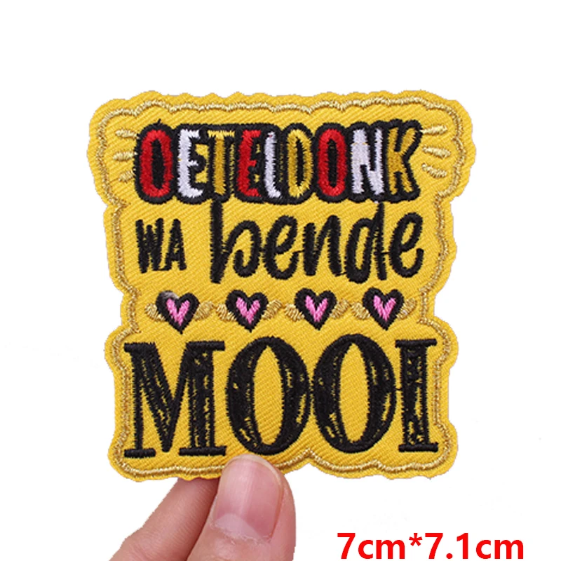 Nieuwe Nederland Oeteldonk Embleem Borduurpatch Nederland Carnaval Patches Ijzer Op Patches Voor Kleding DIY Naai Stickers Badge