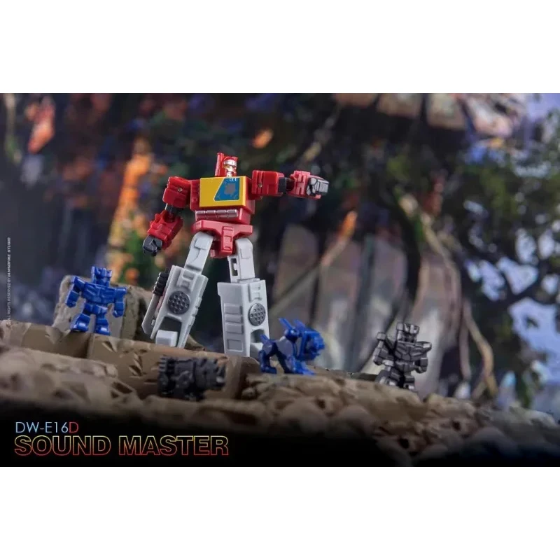 Dr. Wu Transformation Dw-E02d&Dw-E16d Dw-E02m&Dw-E16m Monitor Sound Master Soundwave Blaster Set Mini Action Figure Model Toy