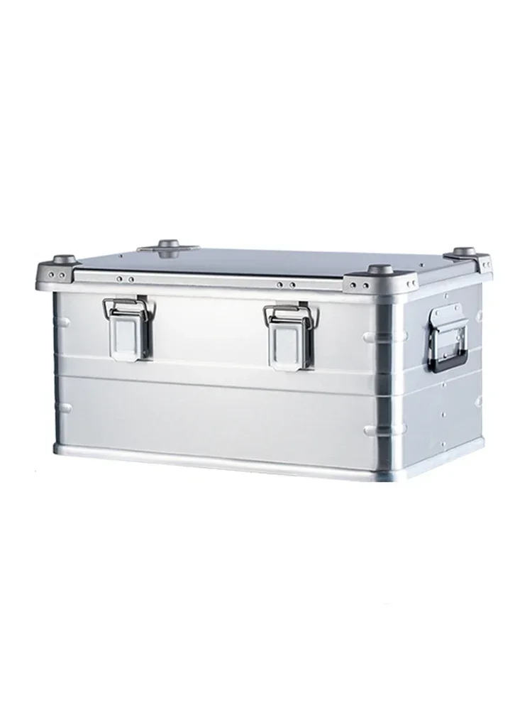 Outdoor storage box large magnesium aluminum alloy waterproof large capacity car storage box backup