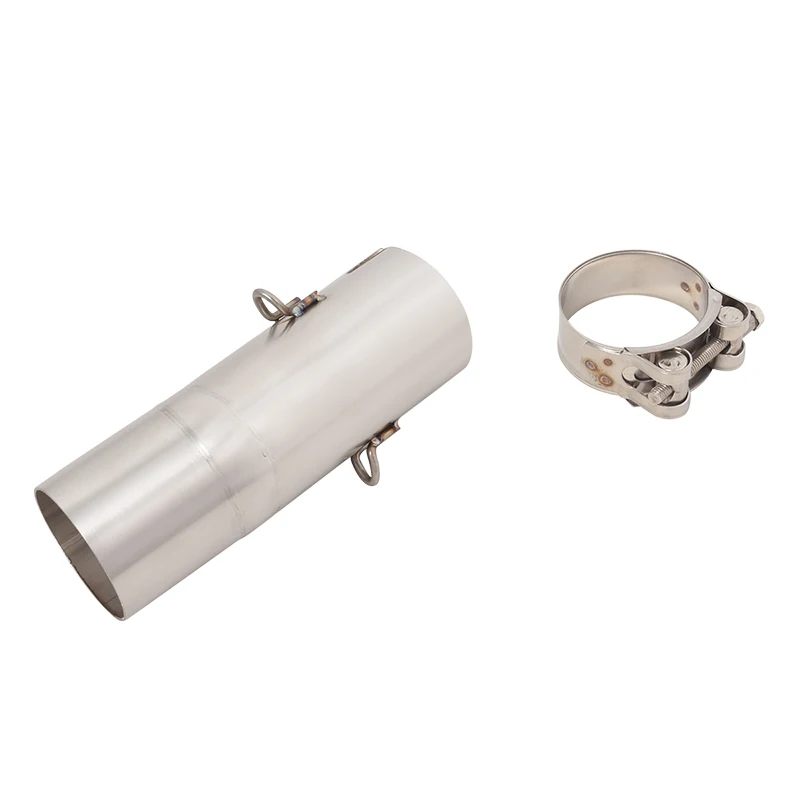 51mm Motorcycle Exhaust Stainless Steel Middle Link Pipe Escape Moto With DB Killer Slip on For Honda CB1000R 2018-2025