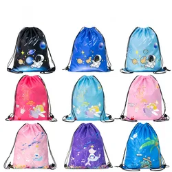 Hot Sale Dry Wet Separation Swimming Storage Bag Oxford Cartoon Waterproof Bag Lightweight Foldable Shoulder Bag Girl and Boy