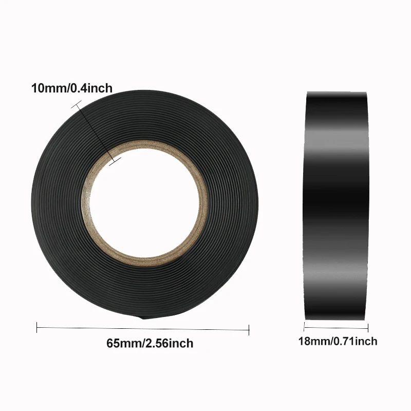 10/20/50/100M Flame Retardant Electrical Insulation Tape Strong Adhesive Wire Harness Tape for Electrical Wiring Waterproof Tape