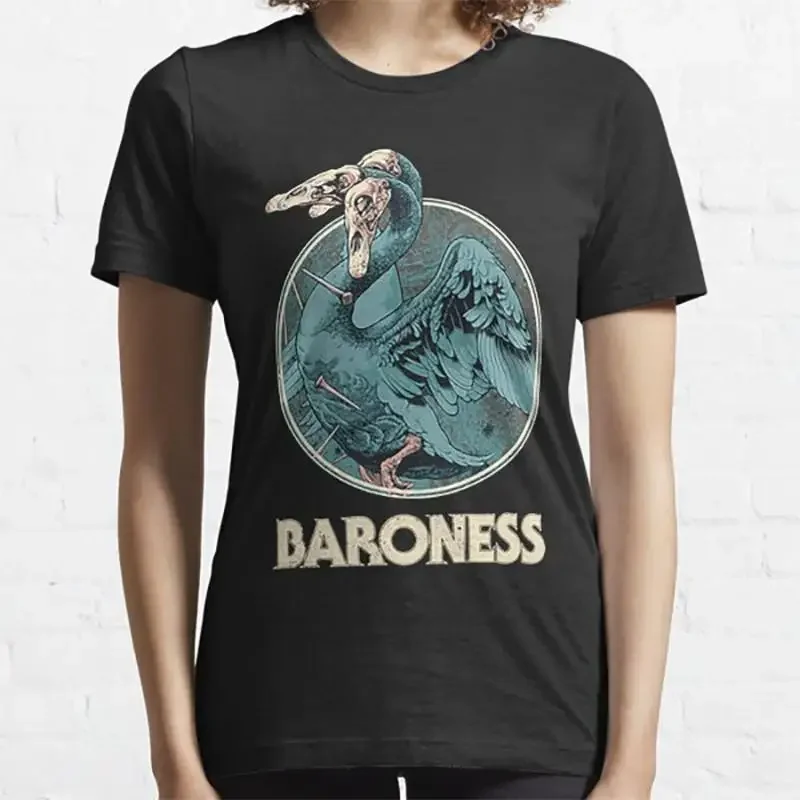 Baroness Band For Friends Black T Shirt Cotton Jh462