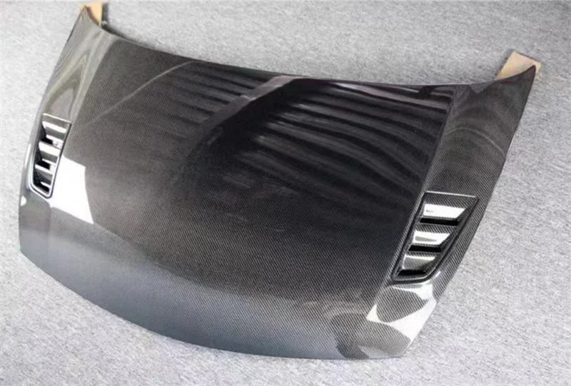 Real Carbon Fiber Front Bumper Engine Hood Vent Cover Fits For CIVIC FD2 TYPE R