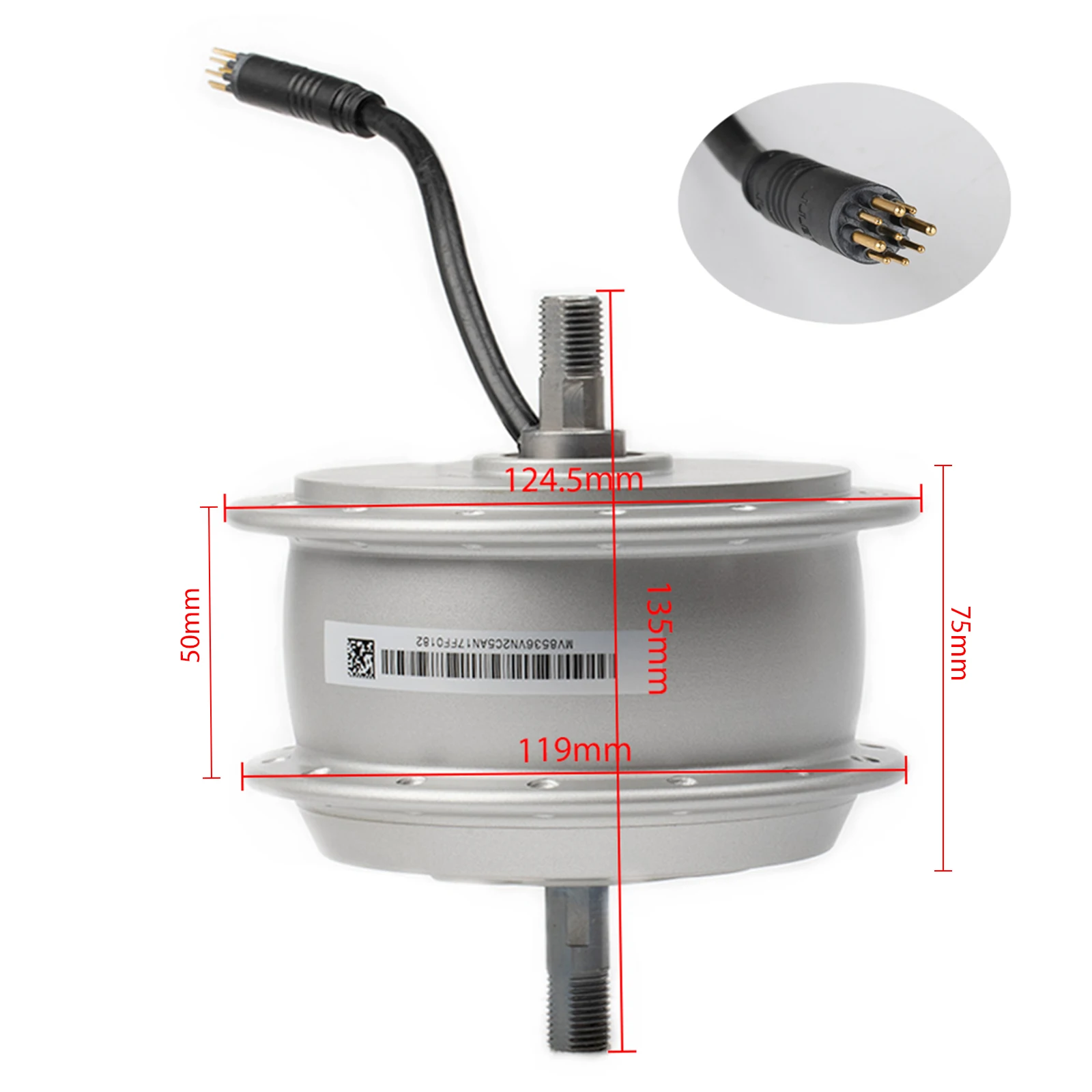 Original 36V 250W Motor for Xiaomi QiCYCLE EF1 Electric Bike Wheel Hub Power Engine Spare Parts