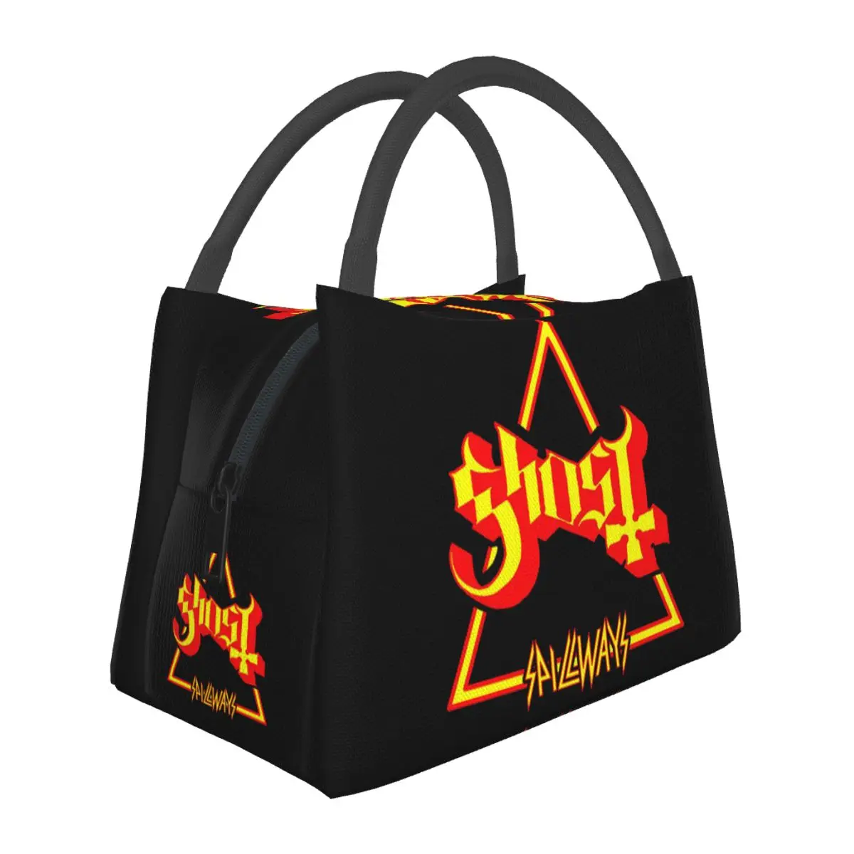 

Ghost B.C. Band Insulated Lunch Bag for School Bento Storage Food Boxes Portable Container Cooler Thermal Lunch Box Tote