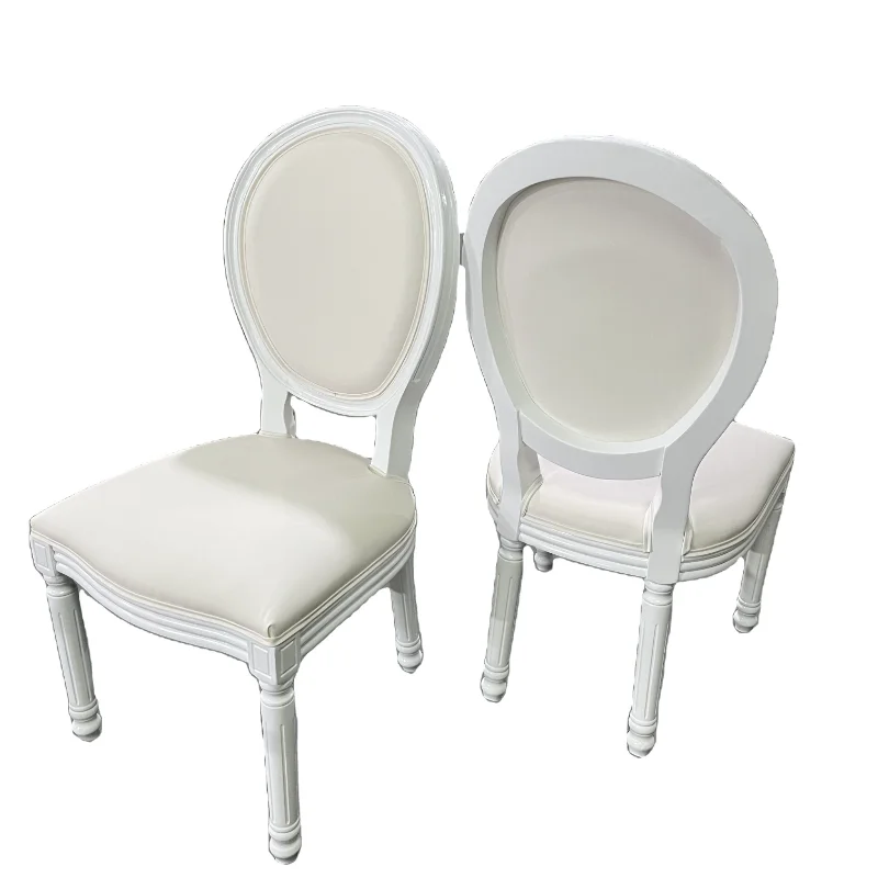 

Stackable Event Wedding Hotel Dining Chair Resin Frame King Louis Chair for Special Occasions