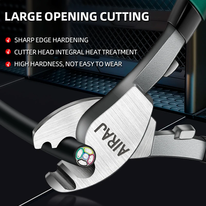 AIRAJ Multifunctional wire cutting pliers, electrician wire stripping pliers, insulation materials, household pliers