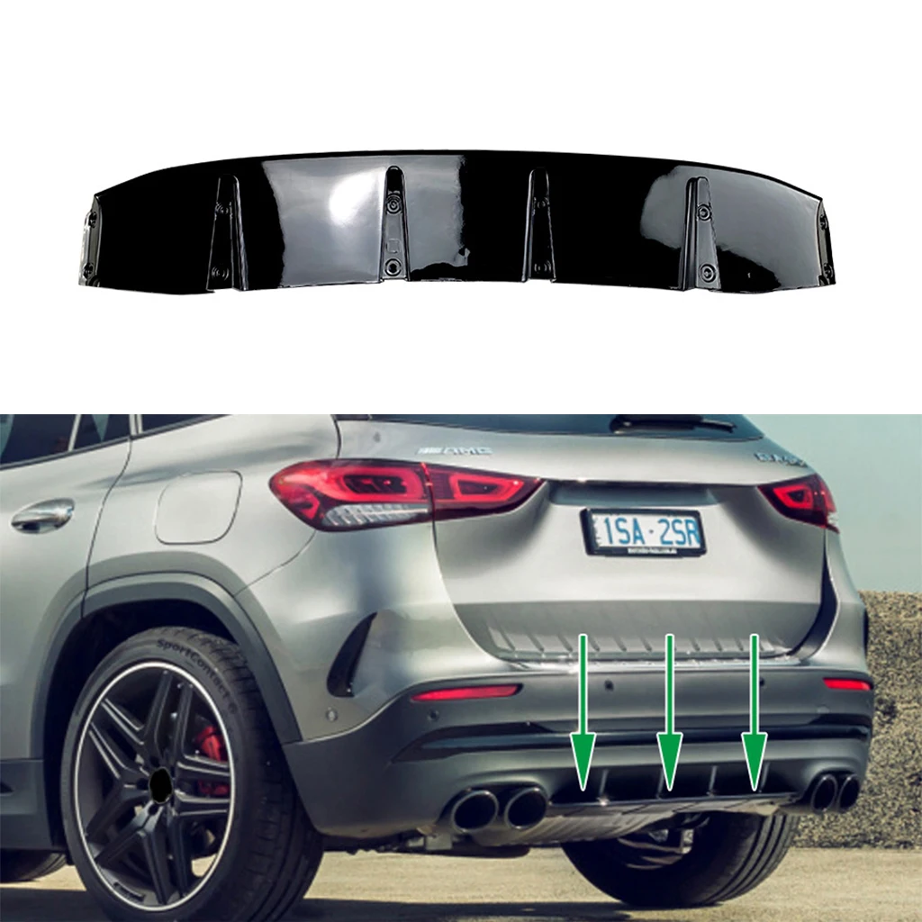 

Rear Bumper Diffuser Lip Splitters Spoiler Rear Bumper Protector Guard For Mercedes-Benz GLA-Class H247 GLA180 AMG Line 2020+