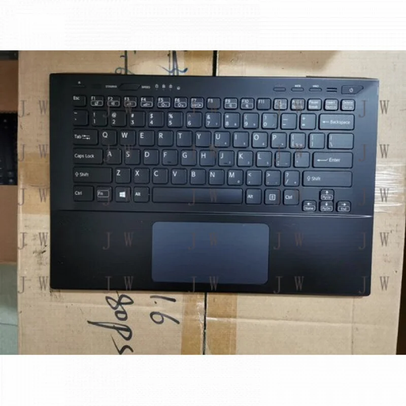 DDJ Palmrest US Teclado retroiluminado con panel táctil para Sony SVS131A11T SVS13AA11T MBX-259