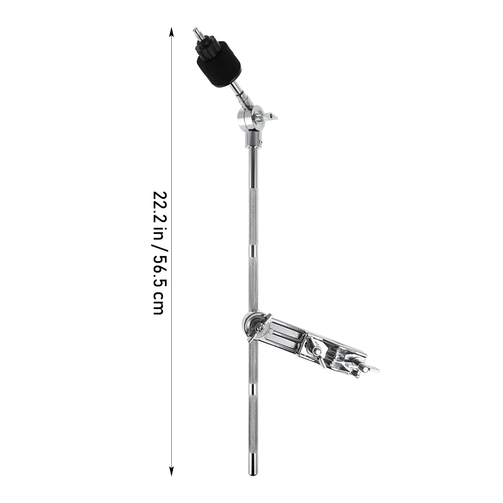 1Pcs Premium Metal Drum Extension Clamp Adjustable Cymbal Attachment Mounting Boom Arm for Drum Kit Splash Crash Cymbals Easy