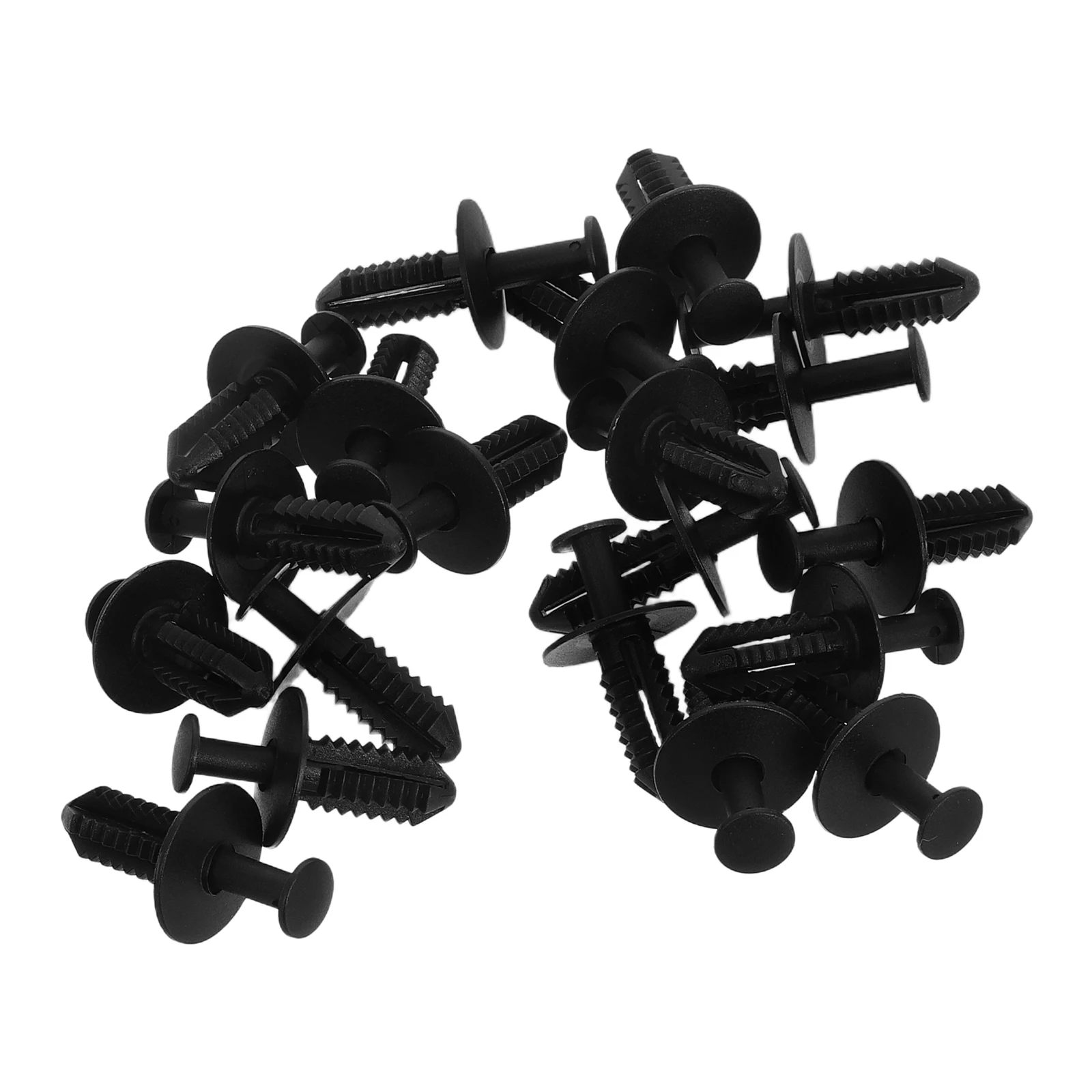 

20 Pcs Clips Automotive Body Retainer Panel Fasteners Black Bumper Car Wire Pins Replacement Mold Plates Guard