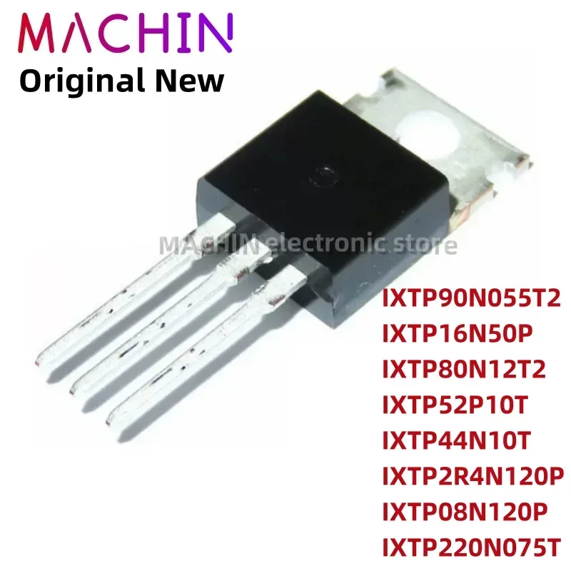 1개 IXTP90N055T2 IXTP16N50P IXTP80N12T2 IXTP52P10T IXTP44N10T IXTP2R4N120P IXTP08N120P IXTP220N075T TO220 MOS FET TO-220