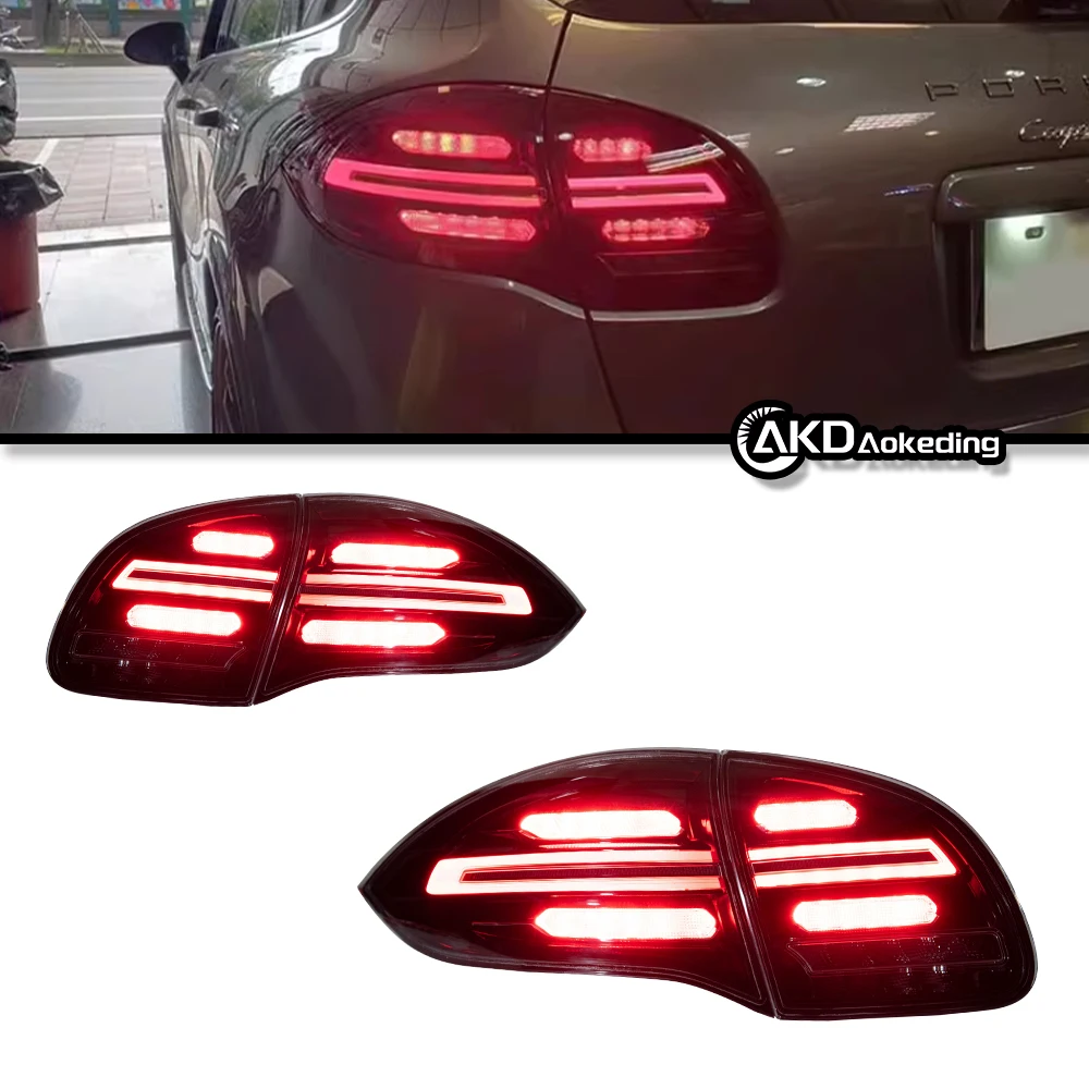 Auto Parts For Porsche Cayenne Taillight 2011-2014 latest Styling Steering signal Brake reversing light Car Accesorios Modified