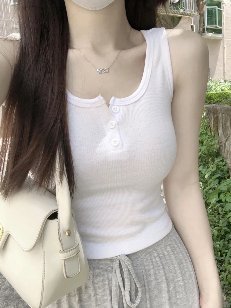 Plus Size Dames Ort Svel Vest Top Slim Fit Bovenkleding Sexy Basislaag Tank Top Pendelen Sle Pure Kleur Herfst Nieuwe A...