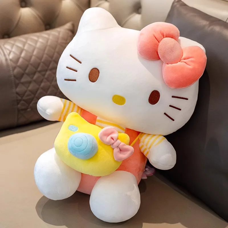 

Подлинная аниме Sanrio Hello Kitty KT Bubble Machine, мягкие игрушки, милые плюшевые игрушки, кавайные мультяшные куклы, подарок на Рождество и день рождения