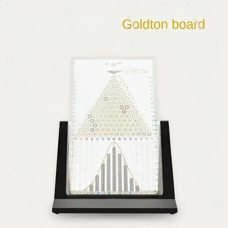 Galton board, normal distribution model, stock market decision ball physics teaching aids