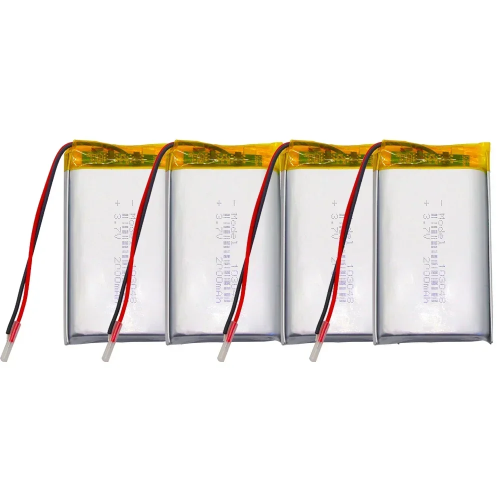 3.7V 103048 2000mAh Rechargeable Lithium Li-polymer Battery Replacement DIY Battery for Camping Lamp Headlight Audio Massager