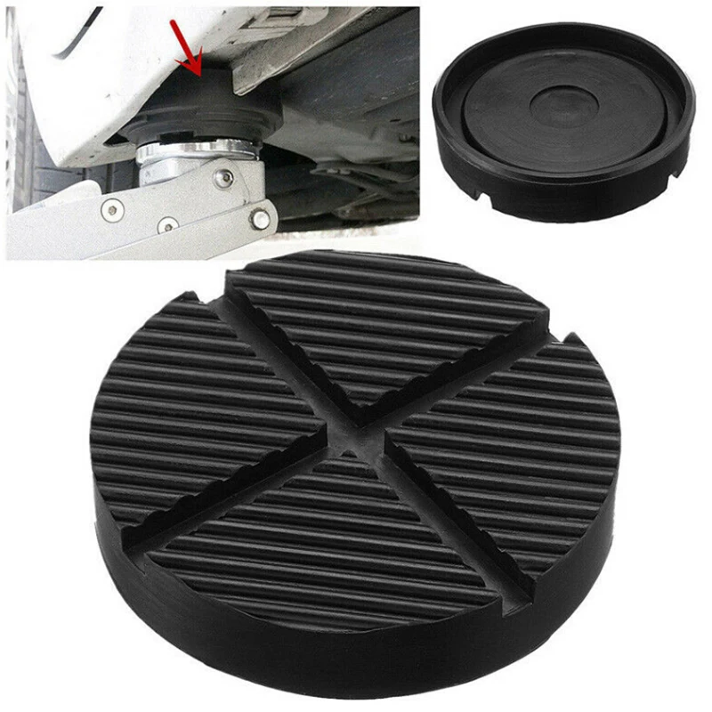 Universal car cross slotted frame rail floor jack rubber pad adapter for weld 12.5*2.5cm 2023 Most Popular New Year Gifts