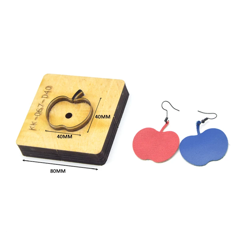 Apple personality eardrop model necklace decoration handmade DIY