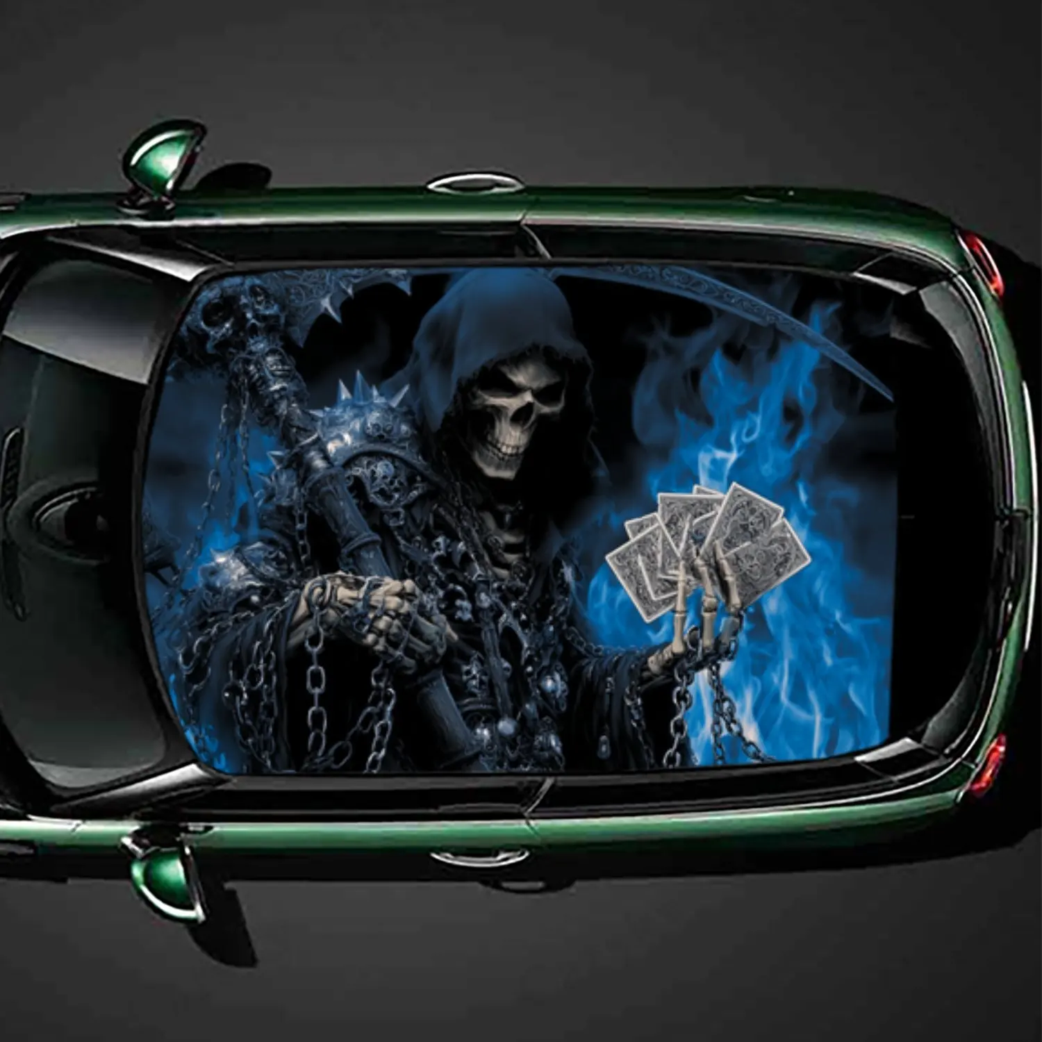 grim-reaper-poker-game-car-roof-sticker-pvc-self-adhesive-waterproof-car-vinyl-decal-car-decoration-protection-stickers-easy