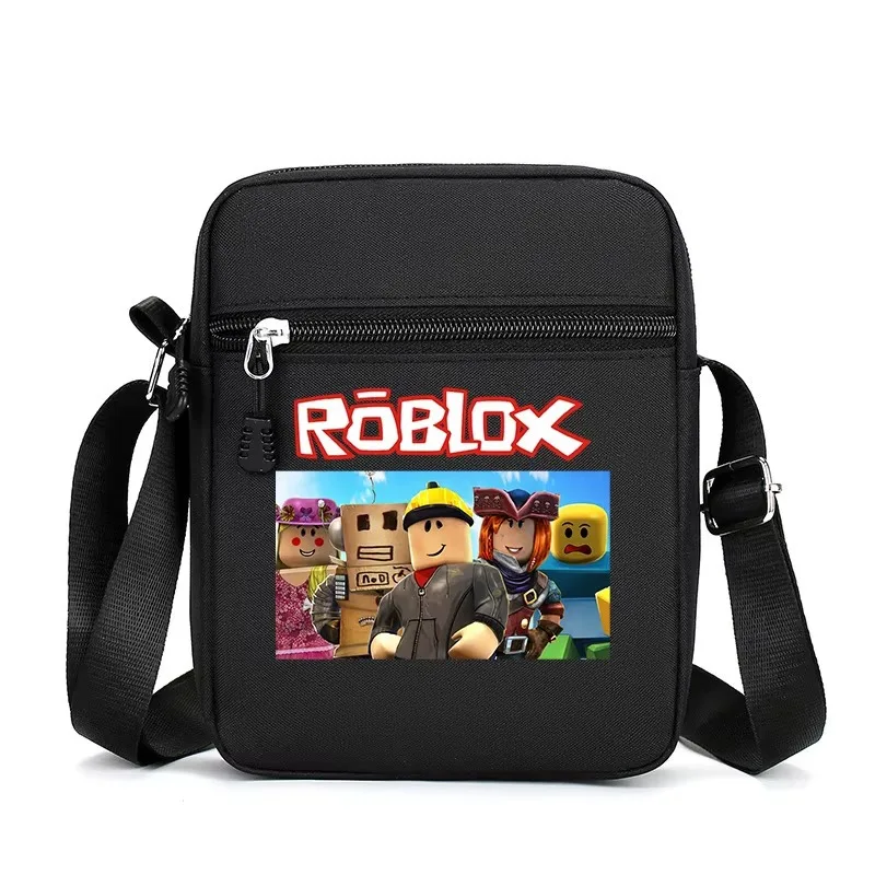 

Hot Game ROBLOXS Character Cartoon Printed Small Square Bags Casual Phone Bags Are Popular and Cute Single-shoulder Bags