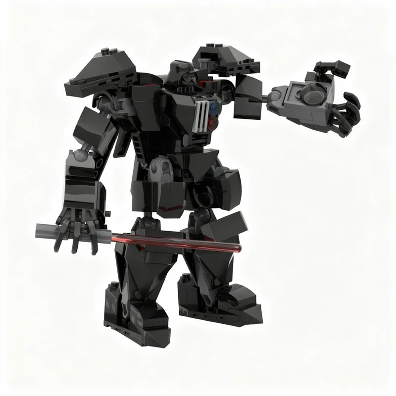 194pcs MOC Darth Mech Star Battle Model Building Blocks Architecture Assemble Idea Birthday Creative Kids Christmas Gifts Toys