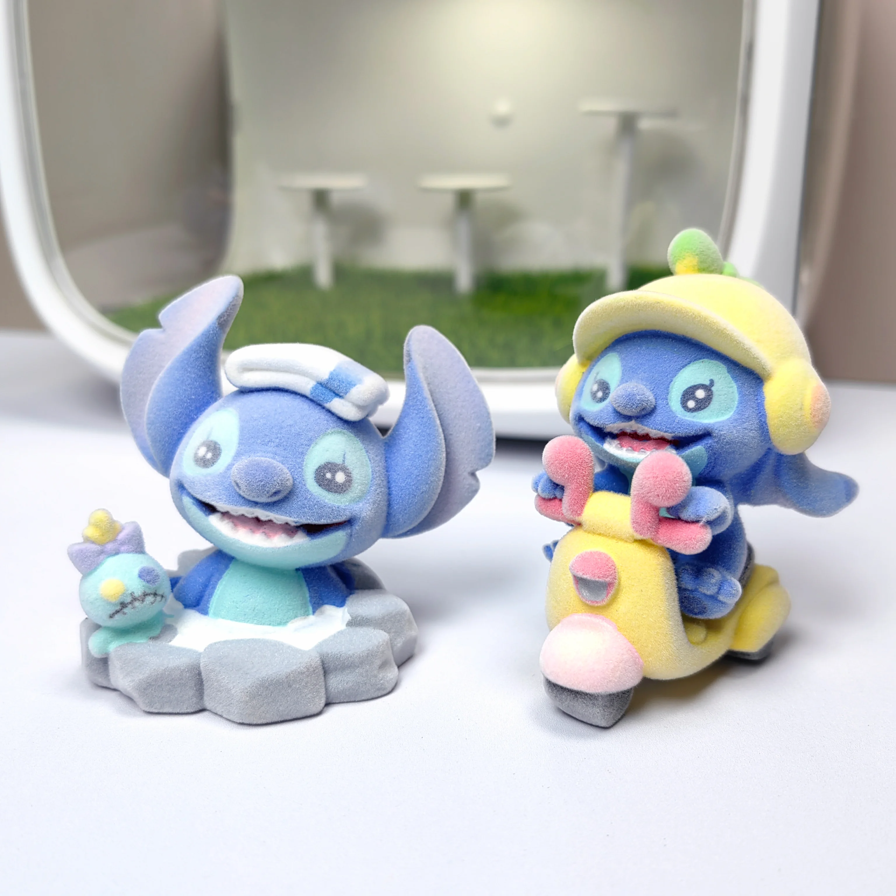 Divertenti e divertenti periferiche per scatole cieche Stitch, ornamenti carini e carini sul tavolo, regali di compleanno per ragazzi, ornamenti da scrivania