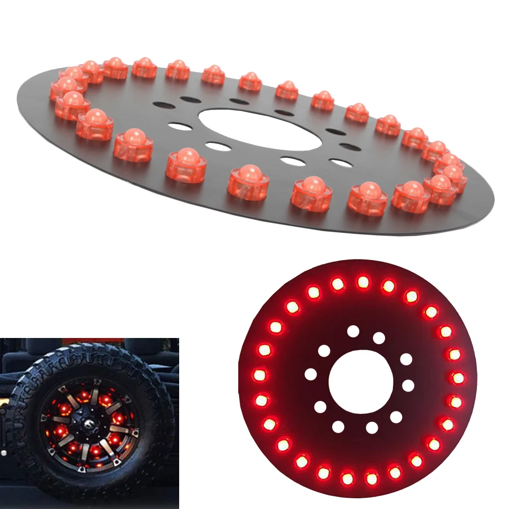 

Rear Spare Tire Light Rear Break Light LED Lamp For Jeep Wrangler JK JKU TJ 2007-2018 Spare Tire LED 3rd Brake Wheel Light