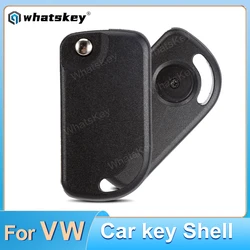 New Type For VW Volkswagen Key Shell Remote Car Key Cover Case Transponder Car Key Shell HU66 Blade Auto Key For Brazil Mark