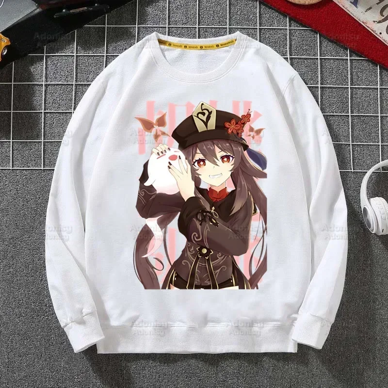 

Genshin Impact HuTao Cartoon Kawaii Hoodies Spring Autumn Male Casual Hoodies Sweatshirts Men's Hoodies Sweatshirt Tops