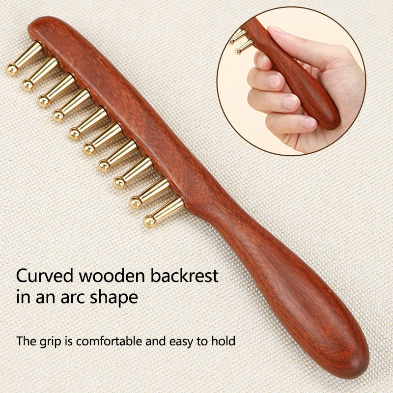 

Расческа-массажер для кожи головы с 10 зубьями для соскабливания кожи тела и релаксации головы