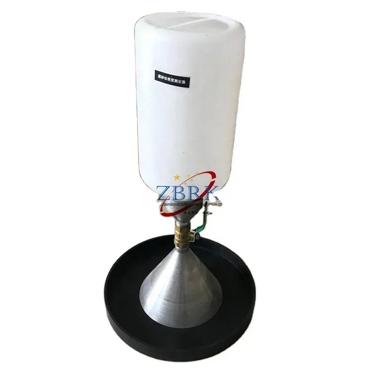 Soil Sand Filling Funnel Density Cone Tester/Sand Density Cone Test Apparatus Sand filling density tester