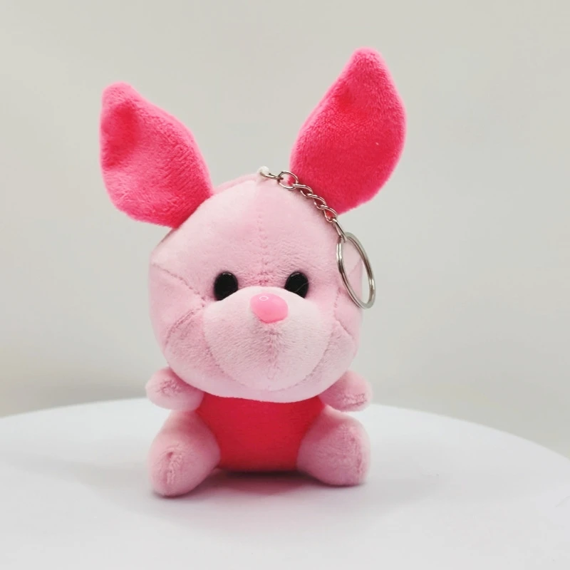 10cm winnie the pooh brinquedo de pelúcia disney dos desenhos animados ponto eeyore leitão tigger chaveiros brinquedo de pelúcia macio boneca animal presente das crianças