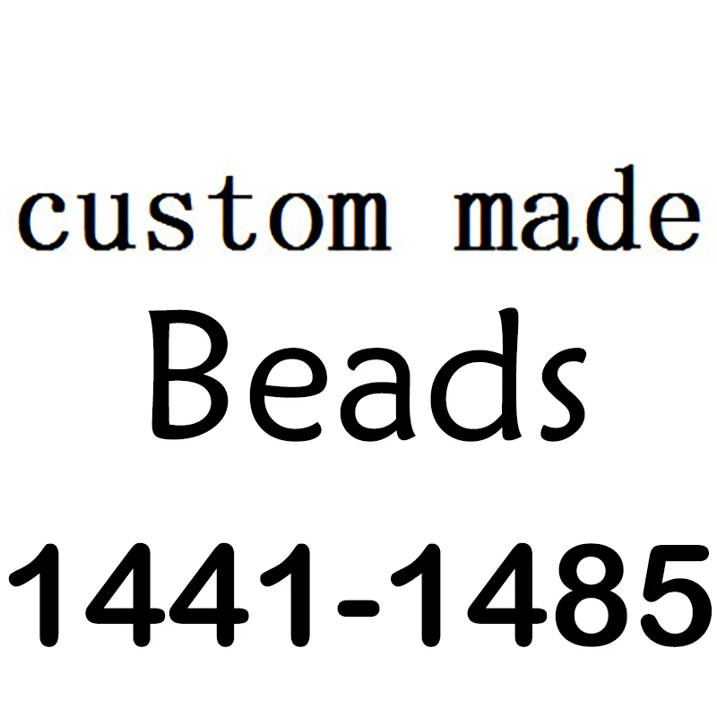 Seialoy 10pcs/lot Custom Beads AD1441-1485 Please Contact Customer Service To Send Pictures